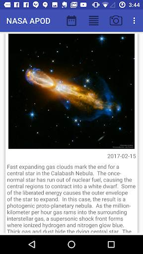 Astronomy picture NASA screenshot 1