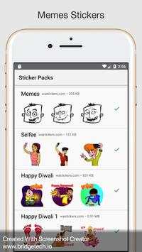 Stickers - Status download for Messenger скриншот 1