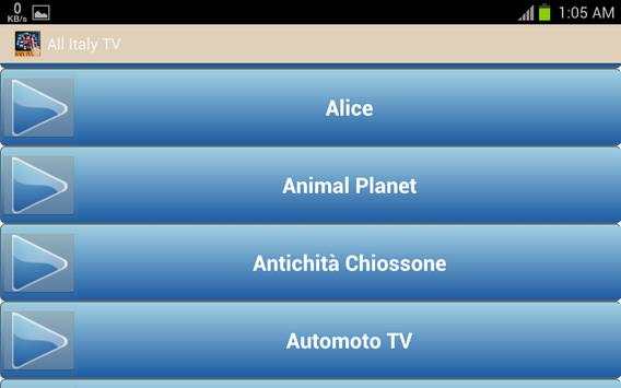 All Italy TV Channel स्क्रीनशॉट 5