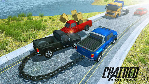 Chained Truck Mega Ramps Game screenshot 2