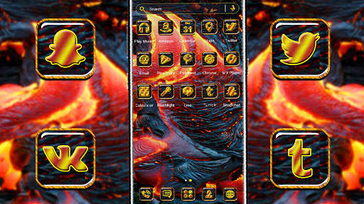 Melted Lava Theme Launcher screenshot 4