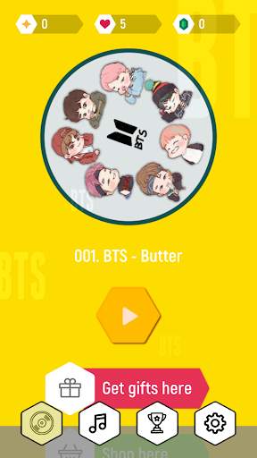 BTS Butter Hop Tiles screenshot 2