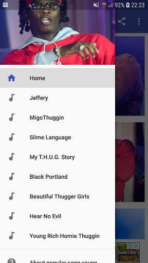 Popular song Young Thug screenshot 3