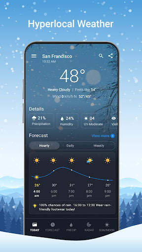 1Weather Forecasts & Radar screenshot 1