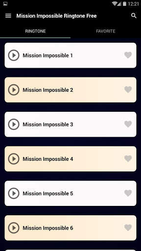 ringtone mission impossible screenshot 2