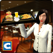 Virtual Waitress 3D Restaurant Sim icon