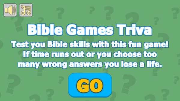 Bible Games Triva screenshot 1