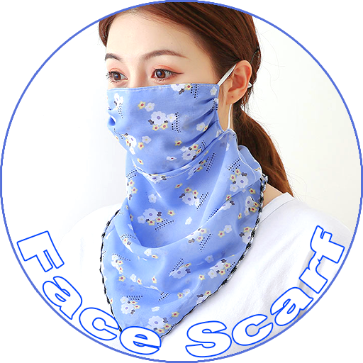 Floral Protection Scarf Face Mask icon