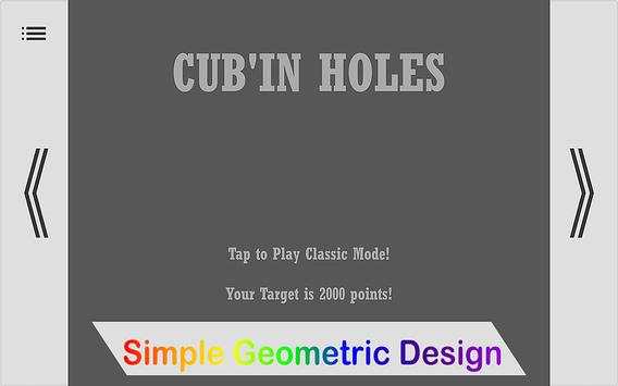 Cub'in Holes 🎮Free Mobile Games😘 screenshot 9