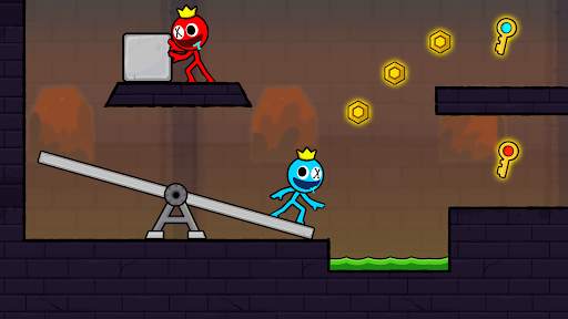 Red and Blue Stickman 2 screenshot 2