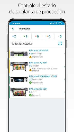 HP PrintOS for PSP screenshot 2