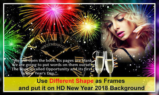 Happy New Year 2018 Photo Frame & Editor screenshot 4