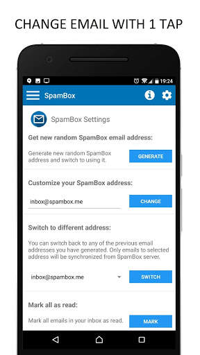SpamBox - Anonymous Temp Email скриншот 2