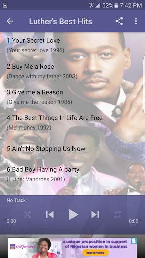 Luther Vandross Songs screenshot 3