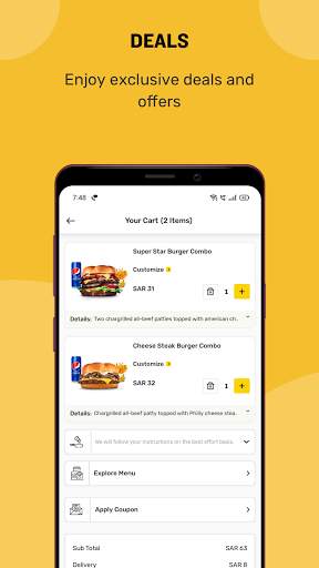 Hardee's Saudi Arabia - Burger & Sandwich Meals! screenshot 6