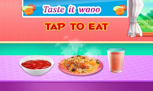Biryani Restaurant chef- Kitchen food Cooking game screenshot 10