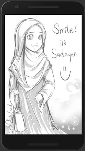 Muslimah Hijab Cartoon wallpaper HD Offline screenshot 3