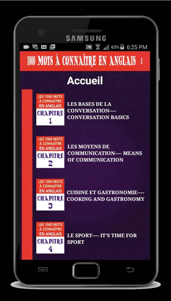 1000 mots anglais (sans internet) screenshot 2