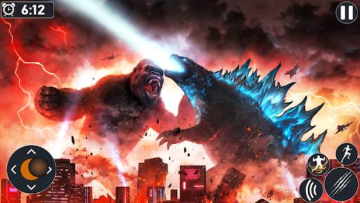 Gorilla Rampage Attack Godzilla Vs King Kong Game screenshot 1