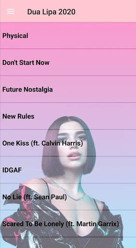 Dua Lipa 2020 Offline (32 Songs) screenshot 2
