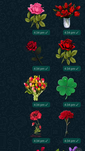Flowers Stickers for Whatsapp screenshot 1