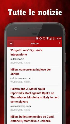 Milan Sport News screenshot 1