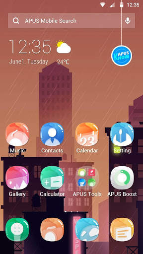 Whisper-APUS Launcher theme screenshot 1