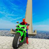 Super Hero Tricky Bike Race: Mega Ramp 1.1