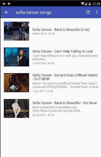 sofia carson songs and lyrics screenshot 2