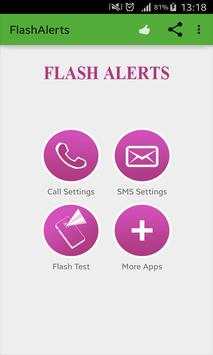 Flash Alerts SMS & Call – Free screenshot 2