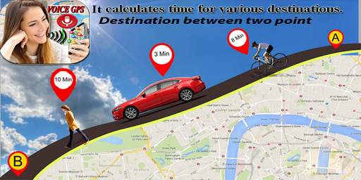 Voice GPS Driving Directions, GPS Route Navigation screenshot 1