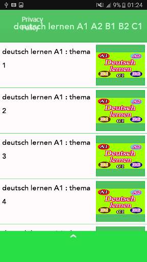 Deutsch Lernen A1- A2- B1- B2- C1 screenshot 2