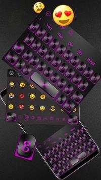 Purple Black Keyboard screenshot 1