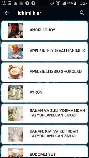 Taomnoma -  Turfa hil retseptlar screenshot 3