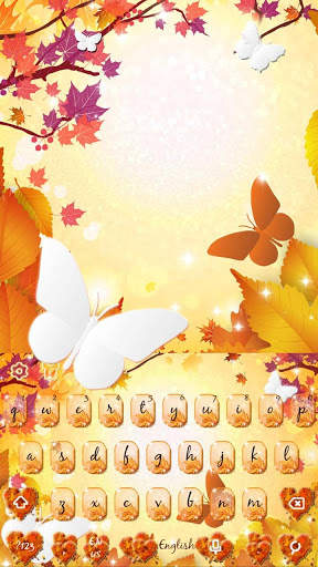 Autumn keyboard theme स्क्रीनशॉट 4