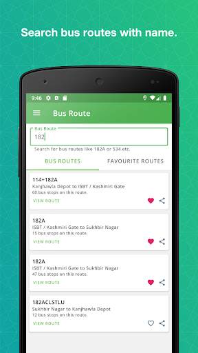 DTC Bus Routes screenshot 3