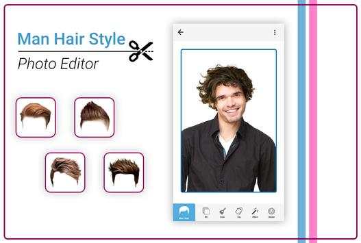 Man Hairstyle Photo Editor screenshot 1
