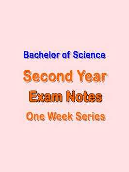 BSc Second Year Exam Notes скриншот 1