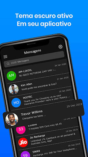 Mensagens - SMS Mensagem screenshot 2