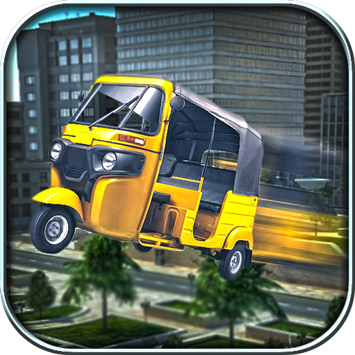 Flying Tuk Tuk Auto Rickshaw icon