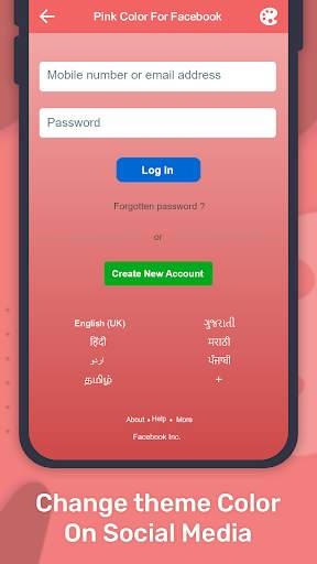 Pink Color For Facebook screenshot 2