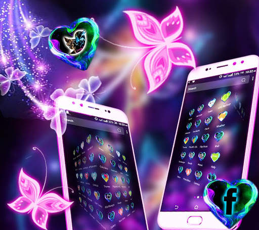 Neon ButterFly Launcher Theme screenshot 5