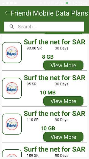 All internet packages saudi Arabia screenshot 2
