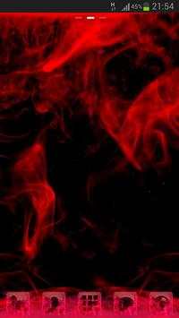 GO Launcher EX Theme Red Fire screenshot 5