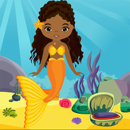 Cute Mermaid Girl Rescue Kavi Escape Game-321 icon
