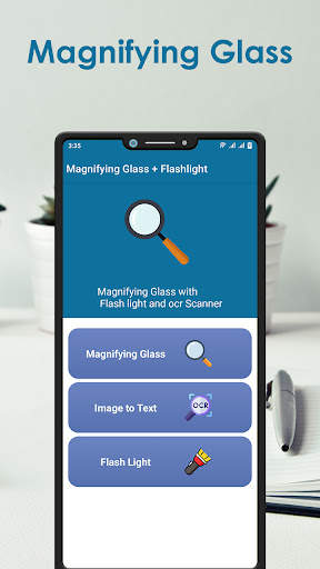 Magnifier Flashlight Plus screenshot 1