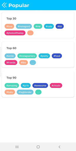 Hashtags for instagram, twitter & more screenshot 3