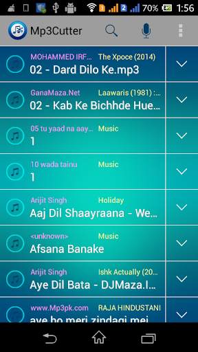 Mp3 Cutter Bolo screenshot 1