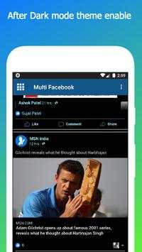 Multi Accounts Login for Facebook Lite screenshot 3