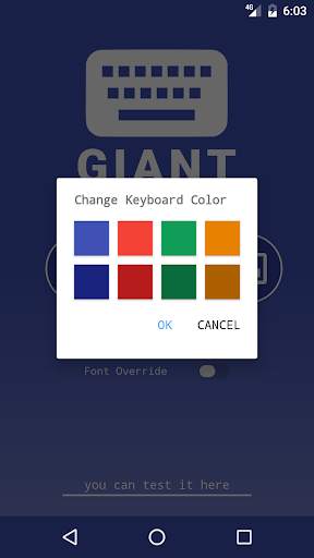 GIANT Text Keyboard स्क्रीनशॉट 5